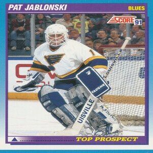 Pat Jablonski - Score '91 Top Prospect Hockey Card